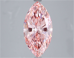 Picture of Lab Grown Diamond 3.98 Carats, Marquise with  Cut, Fancy Vivid Pink Color, VS1 Clarity and Certified by IGI