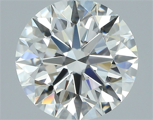 Picture of Natural Diamond 1.13 Carats, Round with Excellent Cut, I Color, VVS2 Clarity and Certified by GIA