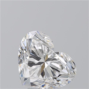 Picture of Natural Diamond 4.50 Carats, Heart with  Cut, D Color, VS2 Clarity and Certified by GIA
