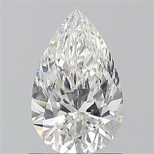 Picture of Natural Diamond 1.01 Carats, Pear with  Cut, F Color, VVS2 Clarity and Certified by GIA
