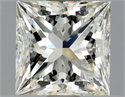 Natural Diamond 1.02 Carats, Princess with  Cut, J Color, VVS1 Clarity and Certified by GIA