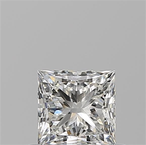 Picture of Natural Diamond 0.61 Carats, Princess with  Cut, H Color, VVS1 Clarity and Certified by GIA