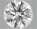 Lab Grown Diamond 5.09 Carats, Round with Excellent Cut, E Color, VVS2 Clarity and Certified by IGI