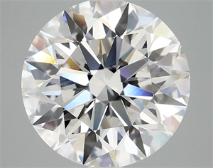 Picture of Lab Grown Diamond 5.09 Carats, Round with Excellent Cut, E Color, VVS2 Clarity and Certified by IGI