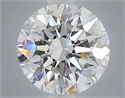 Lab Grown Diamond 1.56 Carats, Round with Excellent Cut, E Color, VS1 Clarity and Certified by IGI