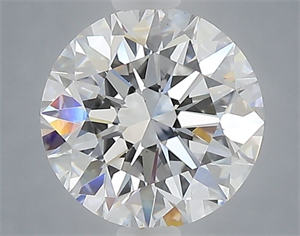 Picture of Lab Grown Diamond 1.56 Carats, Round with Excellent Cut, E Color, VS1 Clarity and Certified by IGI