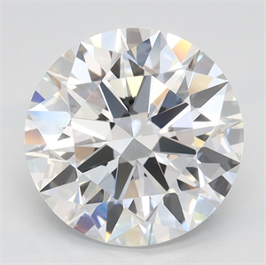 Picture of Lab Grown Diamond 2.05 Carats, Round with Ideal Cut, D Color, IF Clarity and Certified by IGI