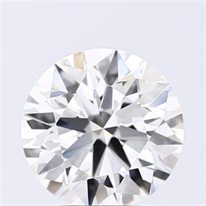 Picture of Lab Grown Diamond 3.23 Carats, Round with Excellent Cut, F Color, VVS2 Clarity and Certified by GIA