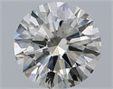 Natural Diamond 2.01 Carats, Round with Excellent Cut, K Color, SI2 Clarity and Certified by GIA