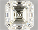 Natural Diamond 1.50 Carats, Asscher with  Cut, K Color, VVS2 Clarity and Certified by IGI