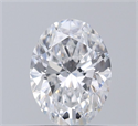Natural Diamond 0.50 Carats, Oval with  Cut, E Color, SI1 Clarity and Certified by GIA