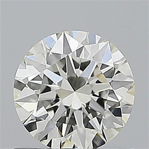 Picture of Natural Diamond 0.71 Carats, Round with Excellent Cut, J Color, VS1 Clarity and Certified by GIA