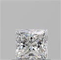Diamante Natural 0.50 quilates, Princesa , Color F, claridad VS1 y certificado GIA