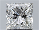 Natural Diamond 1.21 Carats, Princess with  Cut, H Color, VS2 Clarity and Certified by GIA