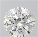 Natural Diamond 2.50 Carats, Round with Excellent Cut, H Color, SI2 Clarity and Certified by GIA
