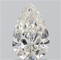 Natural Diamond 1.01 Carats, Pear with  Cut, I Color, VVS2 Clarity and Certified by GIA