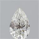 Natural Diamond 0.71 Carats, Pear with  Cut, G Color, VS2 Clarity and Certified by GIA