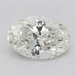 Picture of Natural Diamond 1.01 Carats, Oval with  Cut, J Color, VS2 Clarity and Certified by GIA