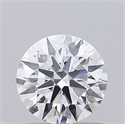 Del inventario de diamantes de laboratorio, 0.72 quilates, Redondo , Color D, claridad VVS1 y certificado IGI