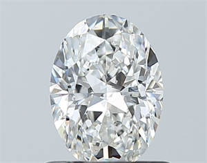Picture of Natural Diamond 0.80 Carats, Oval with  Cut, F Color, SI2 Clarity and Certified by GIA