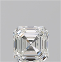Diamante Natural 1.03 quilates, Asscher , Color I, claridad VS1 y certificado GIA