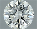 Natural Diamond 0.50 Carats, Round with Excellent Cut, H Color, VVS1 Clarity and Certified by IGI