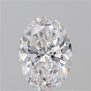 Picture of Natural Diamond 1.01 Carats, Oval with  Cut, D Color, VS2 Clarity and Certified by GIA