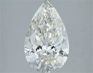 Picture of Natural Diamond 3.01 Carats, Pear with  Cut, J Color, SI2 Clarity and Certified by GIA