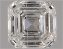 Natural Diamond 0.76 Carats, Asscher with  Cut, G Color, SI2 Clarity and Certified by GIA