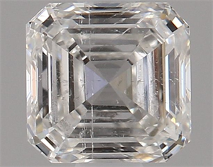 Foto Diamante Natural 0.76 quilates, Asscher , Color G, claridad SI2 y certificado GIA de
