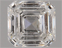 Natural Diamond 0.76 Carats, Asscher with  Cut, G Color, SI2 Clarity and Certified by GIA
