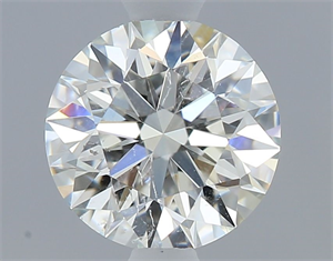 Picture of Natural Diamond 0.76 Carats, Round with Excellent Cut, H Color, SI2 Clarity and Certified by GIA