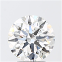Lab Grown Diamond 3.09 Carats, Round with Ideal Cut, F Color, VVS2 Clarity and Certified by IGI