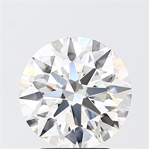 Picture of Lab Grown Diamond 3.09 Carats, Round with Ideal Cut, F Color, VVS2 Clarity and Certified by IGI