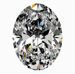 Picture of Natural Diamond 0.50 Carats, Oval with  Cut, J Color, SI1 Clarity and Certified by GIA