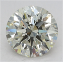 Del inventario de diamantes de laboratorio, 3.07 quilates, Redondo , Color J, claridad VS1 y certificado IGI