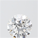 Lab Grown Diamond 1.01 Carats, Round with Ideal Cut, E Color, VVS2 Clarity and Certified by IGI