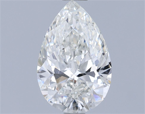 Picture of Natural Diamond 1.01 Carats, Pear with  Cut, H Color, SI1 Clarity and Certified by GIA