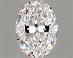 Picture of Natural Diamond 0.90 Carats, Oval with  Cut, E Color, SI2 Clarity and Certified by GIA