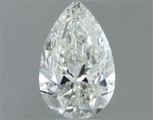 Picture of Natural Diamond 0.50 Carats, Pear with  Cut, H Color, VS2 Clarity and Certified by IGI