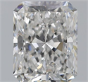 Natural Diamond 1.70 Carats, Radiant with  Cut, F Color, VVS2 Clarity and Certified by GIA