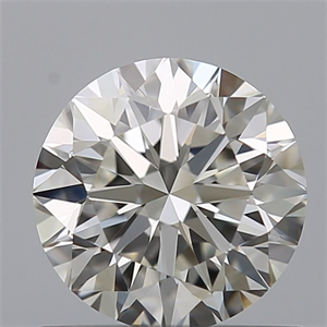 Picture of Natural Diamond 0.90 Carats, Round with Very Good Cut, I Color, VVS1 Clarity and Certified by GIA