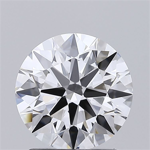 Picture of Lab Grown Diamond 1.52 Carats, Round with Ideal Cut, D Color, VS1 Clarity and Certified by IGI