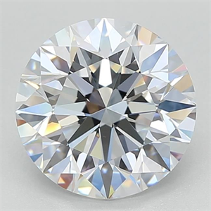 Picture of Lab Grown Diamond 2.38 Carats, Round with Excellent Cut, F Color, VVS2 Clarity and Certified by IGI