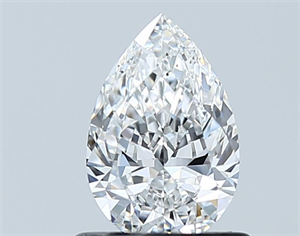 Picture of Natural Diamond 0.70 Carats, Pear with  Cut, D Color, SI1 Clarity and Certified by GIA