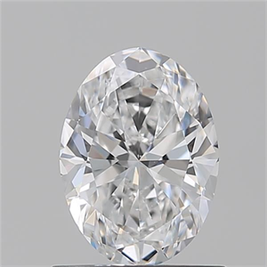Picture of Natural Diamond 0.90 Carats, Oval with  Cut, D Color, VS2 Clarity and Certified by GIA