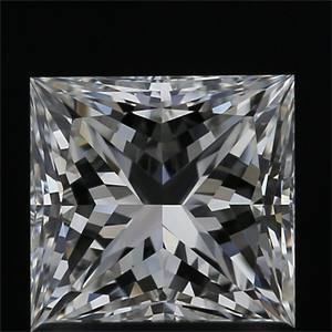 Picture of Natural Diamond 1.05 Carats, Princess with  Cut, H Color, VVS1 Clarity and Certified by GIA