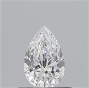 Diamante Natural 0.50 quilates, De pera , Color D, claridad SI2 y certificado GIA