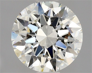 Picture of Natural Diamond 0.85 Carats, Round with Excellent Cut, I Color, VS1 Clarity and Certified by GIA