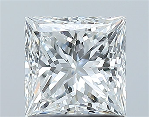 Foto Diamante Natural 1.02 quilates, Princesa , Color E, claridad VS2 y certificado GIA de